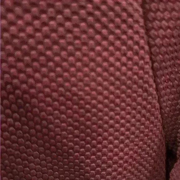 Zara Burgundy Wine Bell SleeveTextured Knit Dot Pattern Hi-Low Hem Size L Large - Picture 3 of 7